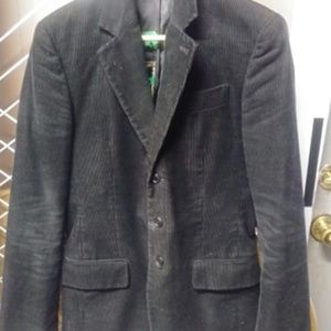Juicy Couture Corduroy Black Blazer Mens Medium